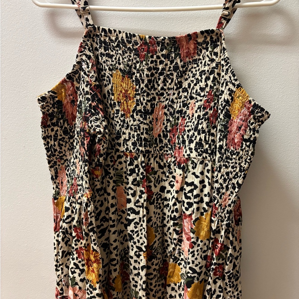 Torrid Orange Yellow Ruffled Tiered Tank Top